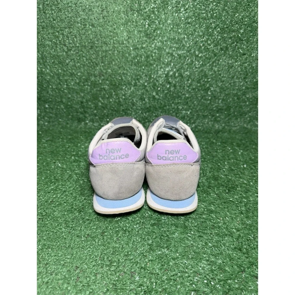 New Balance 220 Women Size 8.5 D Wide Gray Purple Running Walking Shoes Sneakers